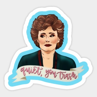 golden girls blanche devereaux Sticker